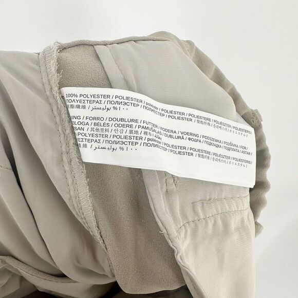 Mango MNG Basics High Rise Straight Trousers Taupe Grey Women's 2 - Picture 7 of 7